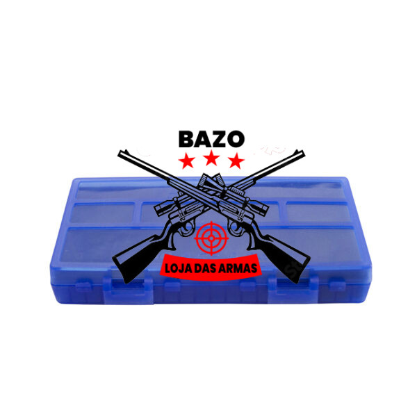 Caixa Munição Shotgun – 200 Slots – 380 e 9mm – Plástico – Azul Caixa Munição Shotgun – 200 Slots – 380 e 9mm – Plástico – Azul