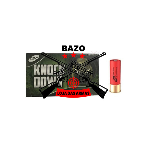 Cartucho Cbc 12-70 Balote Knock Down Cartucho Cbc 12/70 Balote Knock Down