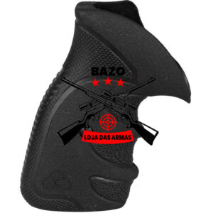 Empunhadura Anatômica Combat para Revolver Taurus 6 ou mais Tiros Polímero Preto Empunhadura Anatômica Combat para Revolver Taurus 6 ou mais Tiros Polímero Preto