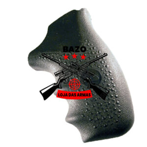 Empunhadura Combat para Revolver Taurus Compacto 5 Tiros Polímero Preto Empunhadura Combat para Revolver Taurus Compacto 5 Tiros Polímero Preto