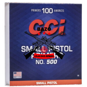 Espoleta CCI SMALL PISTOL NO 500 – Cx 100 2 Espoleta CCI SMALL PISTOL NO.500 – Cx 100