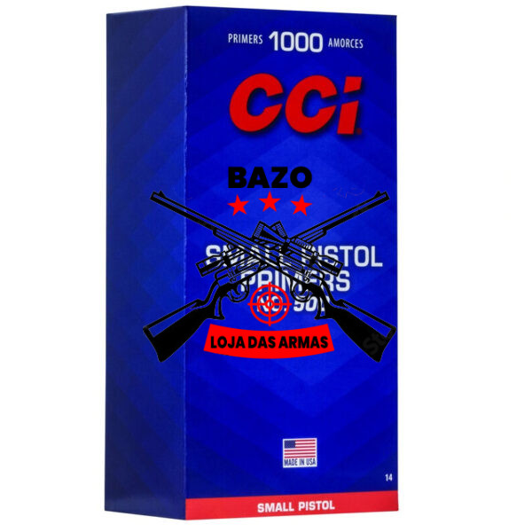 Espoleta CCI SMALL PISTOL NO 500 – Cx 100 Espoleta CCI SMALL PISTOL NO.500 – Cx 100