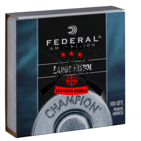 Espoleta Federal CHAMPION LARGE PISTOL NO 150 – CX 100 Espoleta Federal CHAMPION LARGE PISTOL NO.150 – CX 100