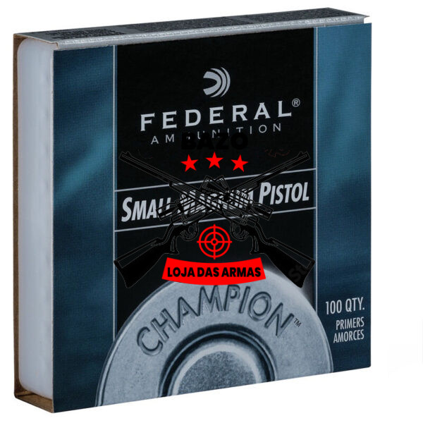 Espoleta Federal CHAMPION SMAL PISTOL MAGUM NO 200 – CX 100 Espoleta Federal CHAMPION SMAL PISTOL MAGUM NO.200 – CX 100