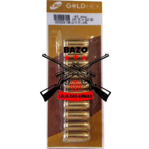 Munição CBC 40 SW EXPO 155GR GOLD HEX