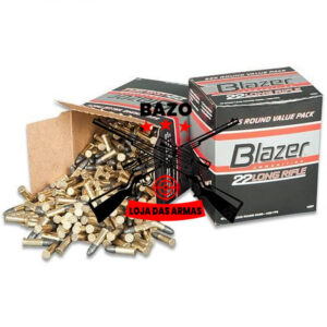 Munição CCI 17HMR TNT HP 17 Grains – Cx 50 2 Munição CCI Blazer Cal .22 LR 38GR LRN Cx 525