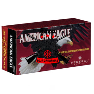 Munição Federal 22LR AMERICAN EAGLE OGIVAL 40GR – CX 50 Munição Federal 22LR AMERICAN EAGLE OGIVAL 40GR – CX 50