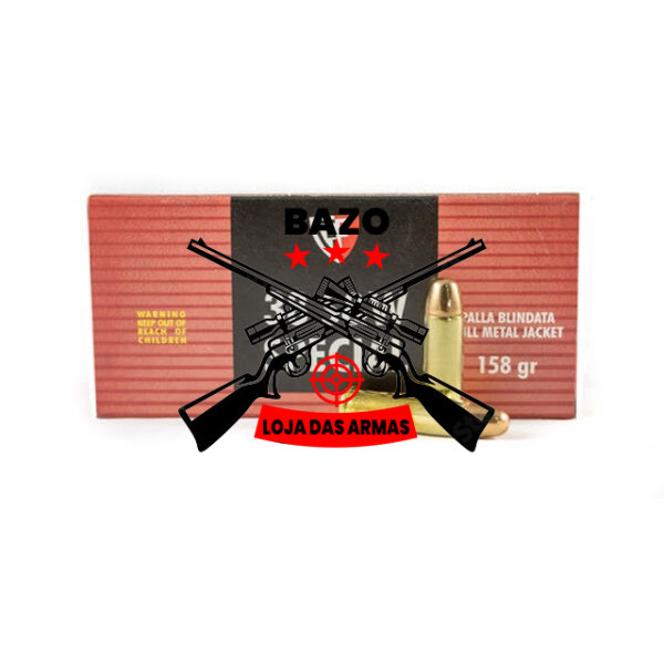 Munição Fiocchi 38 SPL FMJ 158gr – Cx 50 Munição Fiocchi 38 SPL FMJ 158gr – Cx 50