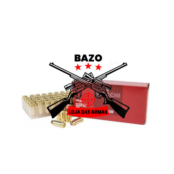 Munição Fiocchi 40 S&W 170gr FMJTC – Cx 50 Munição Fiocchi .40 S&W 170gr FMJTC – Cx 50