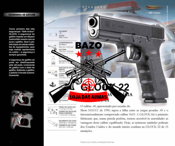 Pistola-Glock-G22-Calibre-.40-ACP-151-Oxidada-4.jpg Pistola Glock G22 Gen 5- Calibre .40 ACP 15+1 Oxidada