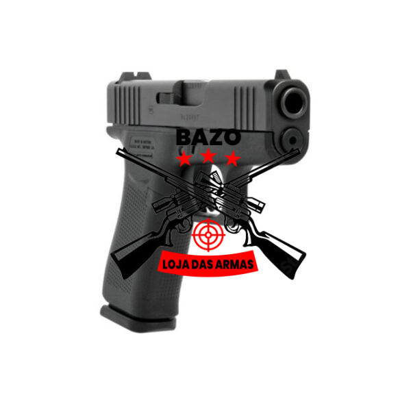 Pistola Glock G43X Gen5 Calibre 9Mm 10+1 Tiros