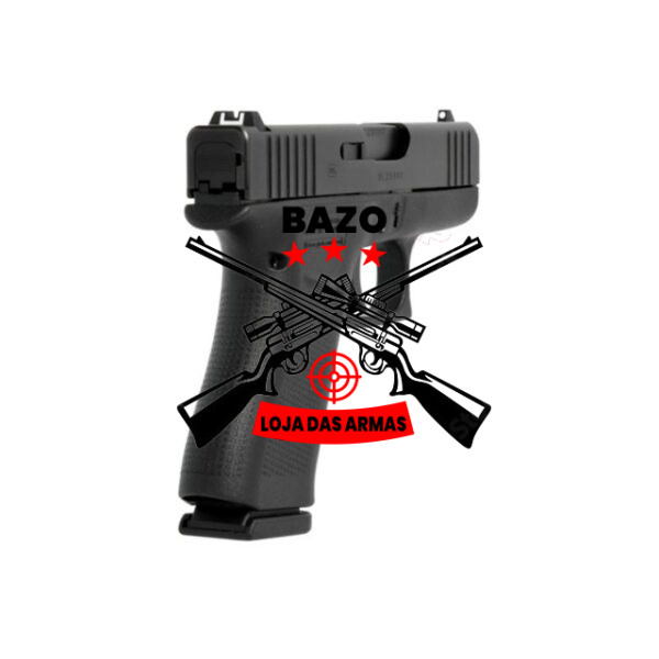 Pistola Glock G43X Gen5 Calibre 9Mm 10+1 Tiros