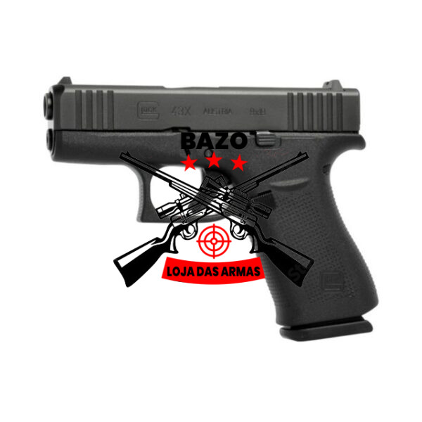 Pistola Glock G43X Gen5 Calibre 9Mm 10+1 Tiros
