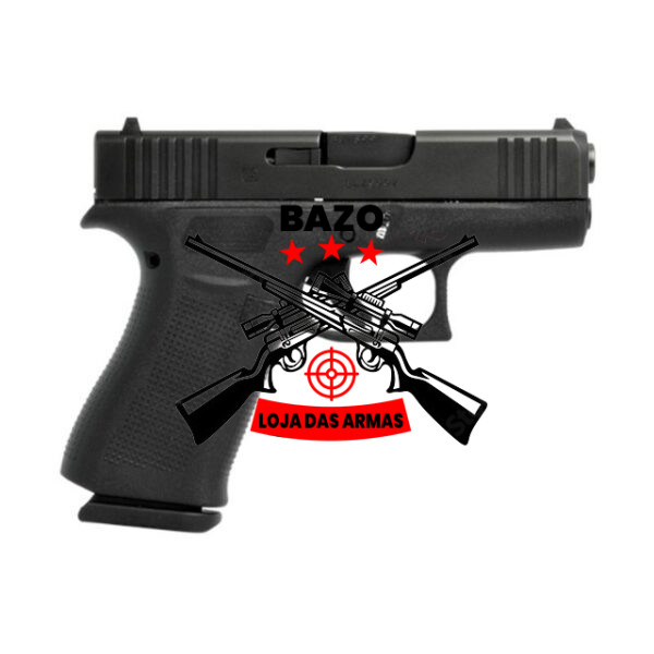 Pistola Glock G43X Gen5 Calibre 9Mm 10+1 Tiros