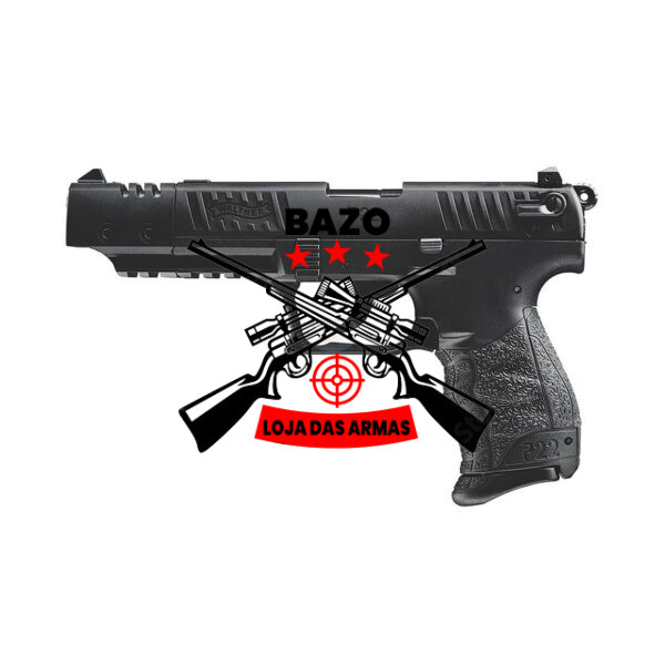 PISTOLA WALTHER P22 TARGET CALIBRE .22 LR 10 TIROS
