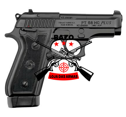 PISTOLA TAURUS PT 58 HC PLUS OXIDADO CAL. .380